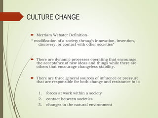 Culture and Social Structure | PPTX