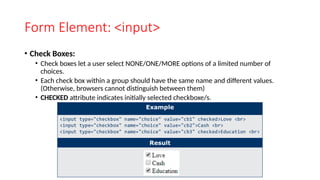Topic 2 - HTML Form Design.pptx for HTML and web | PPTX