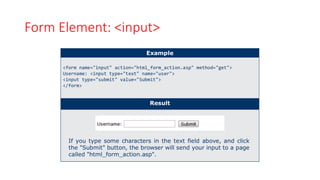 Topic 2 - HTML Form Design.pptx for HTML and web | PPTX