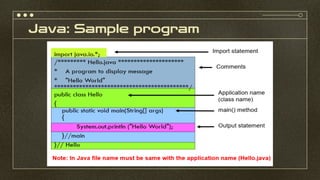 Topic 2 - Java Programming Basic.pdf CSC435 OOP | PDF