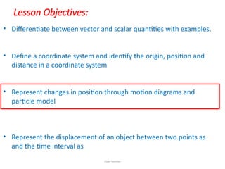 Grade 11- Topic 2- Postion and Motion .pptx