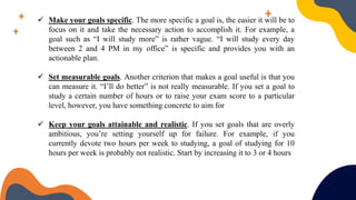 Setting Study Goal Example TOPIC 2 - Setting goals for success.pdf