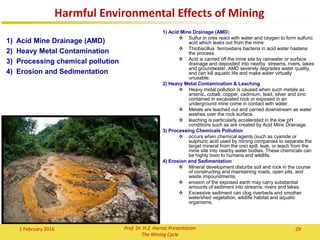 29Prof. Dr. H.Z. Harraz Presentation
The Mining Cycle
 