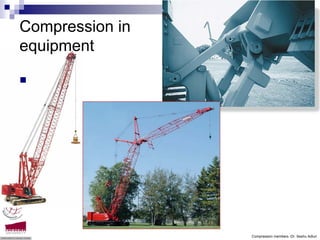 Compression in
equipment




                 Compression members -Dr. Seshu Adluri
 