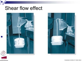 Shear flow effect




                    Compression members -Dr. Seshu Adluri
 