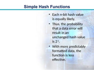 Understanding Simple Hash Functions in Network Security: Principles and ...