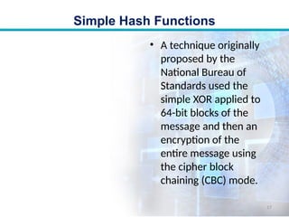 Understanding Simple Hash Functions in Network Security: Principles and ...