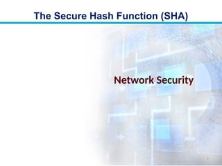 Comprehensive Overview of Secure Hash Algorithm (SHA) and SHA-512 | PPTX
