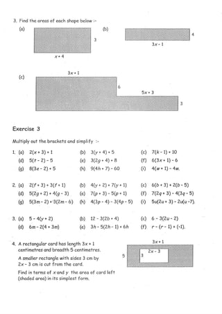 Topic 2 algebra | PDF