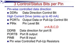 Topic 2 Architecture and instruction set of 8-bit AVR Microcontroller ...
