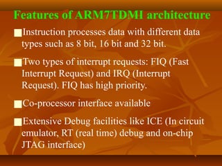 Topic 2 ARM Architecture and Programmer's Model.pptx