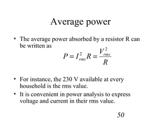 Topic 2b ac_circuits_analysis | PPT