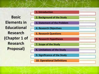 TSLB3143 Topic 2 Basic Elements in Educational Research | PPTX