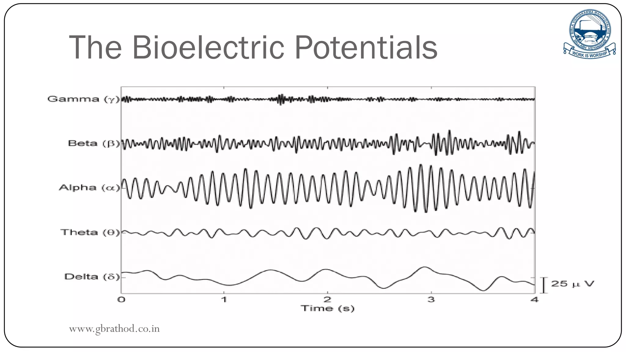 The Bioelectric Potentials
www.gbrathod.co.in
 