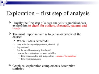 Different data types and normal distibution | PPTX
