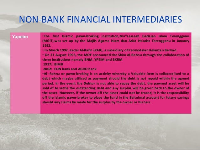 Financial System In Malaysia