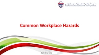 Common Workplace Hazards
Celestino Cole
 