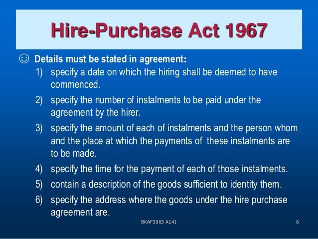 Topic 2 hire_purchase