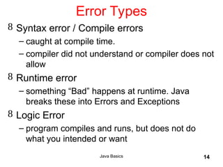 Comprehensive Introduction to Java Programming Basics and Syntax | PPT
