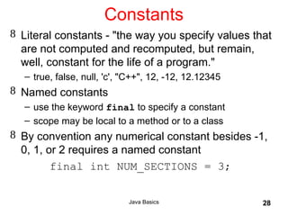 Comprehensive Introduction to Java Programming Basics and Syntax | PPT