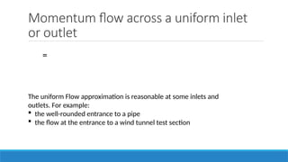 Topic 2 Momentum analysis of flow systems.pptx