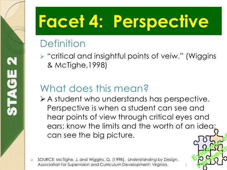 Topic2 understanding by the design at a glance