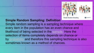 Sampling and Sampling Distributions | PPTX