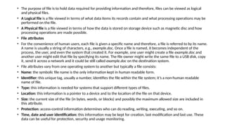 Physical File Examples TOPIC 3.for computer and ict studentspptx | PPTX