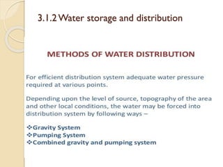 Water Distribution Component Comprehensive Overview of Water Distribution Systems and Components | PDF