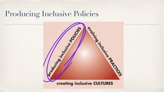 Producing Inclusive Policies
 