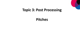 Post Processing | PDF