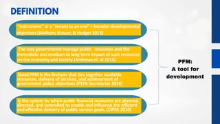 Topic 3 - Public Financial Management and Effective Implementation of ...