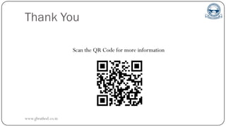 Thank You
Scan the QR Code for more information
www.gbrathod.co.in
 