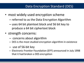 Network Security Topic 3 cryptography | ODP | Information and Network ...