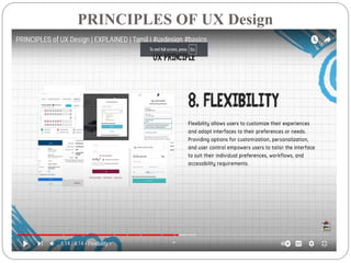 PRINCIPLES OF UX Design
.
 