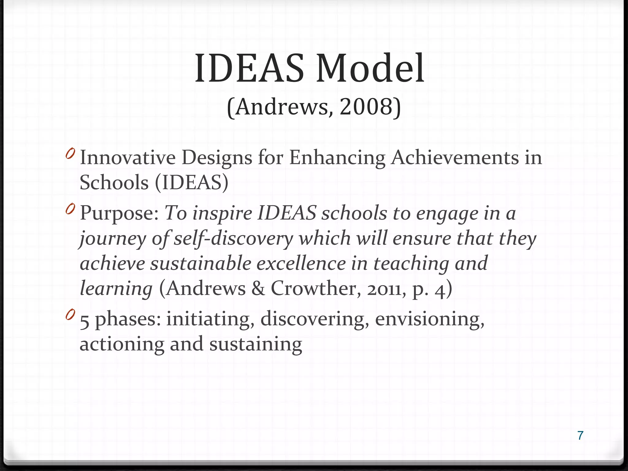 Models of Educational Change | PPT
