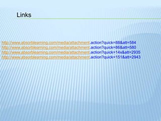 http://www.absorblearning.com/media/attachment.action?quick=88&att=584
http://www.absorblearning.com/media/attachment.action?quick=86&att=580
http://www.absorblearning.com/media/attachment.action?quick=14x&att=2935
http://www.absorblearning.com/media/attachment.action?quick=151&att=2943
Links
 