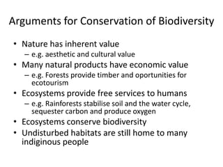 Topic 4.3 conservation of biodiversity | PPT