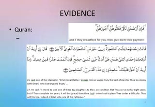 EVIDENCE
• Quran:
– .
6
 