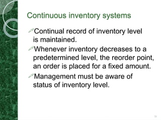 Topic 4 - Managing inventoryEconomic Ordering Quantity model Stochastic ...