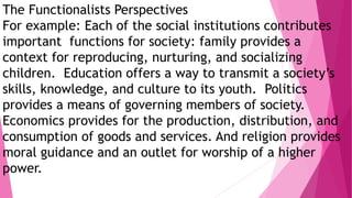 Topic 4 structural functionalism | PPTX