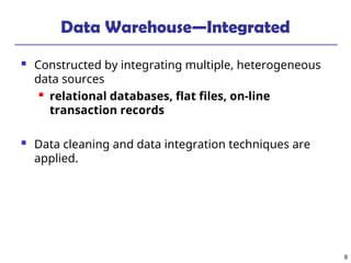 DataWarehouse concepts and techniques in data mining | PPT