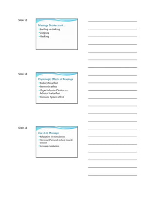 Topic 4 Massage Therapy handout | DOCX