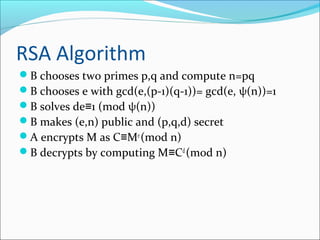 RSA Algorithm | PPT