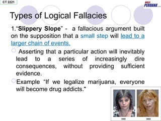 TOPIC 4 LOGICAL FALLACY IN CRITICAL THINKING | PPTX