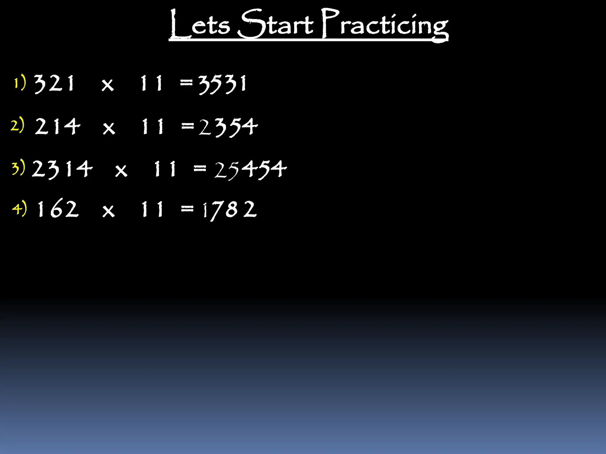 Topic 4 multiplication by 11 and 12 pptx