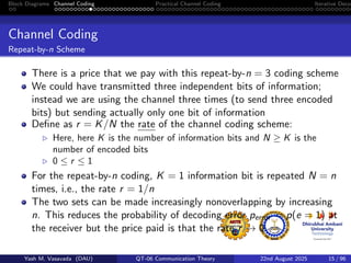 Noisy Channel Coding in Digital communications | PDF
