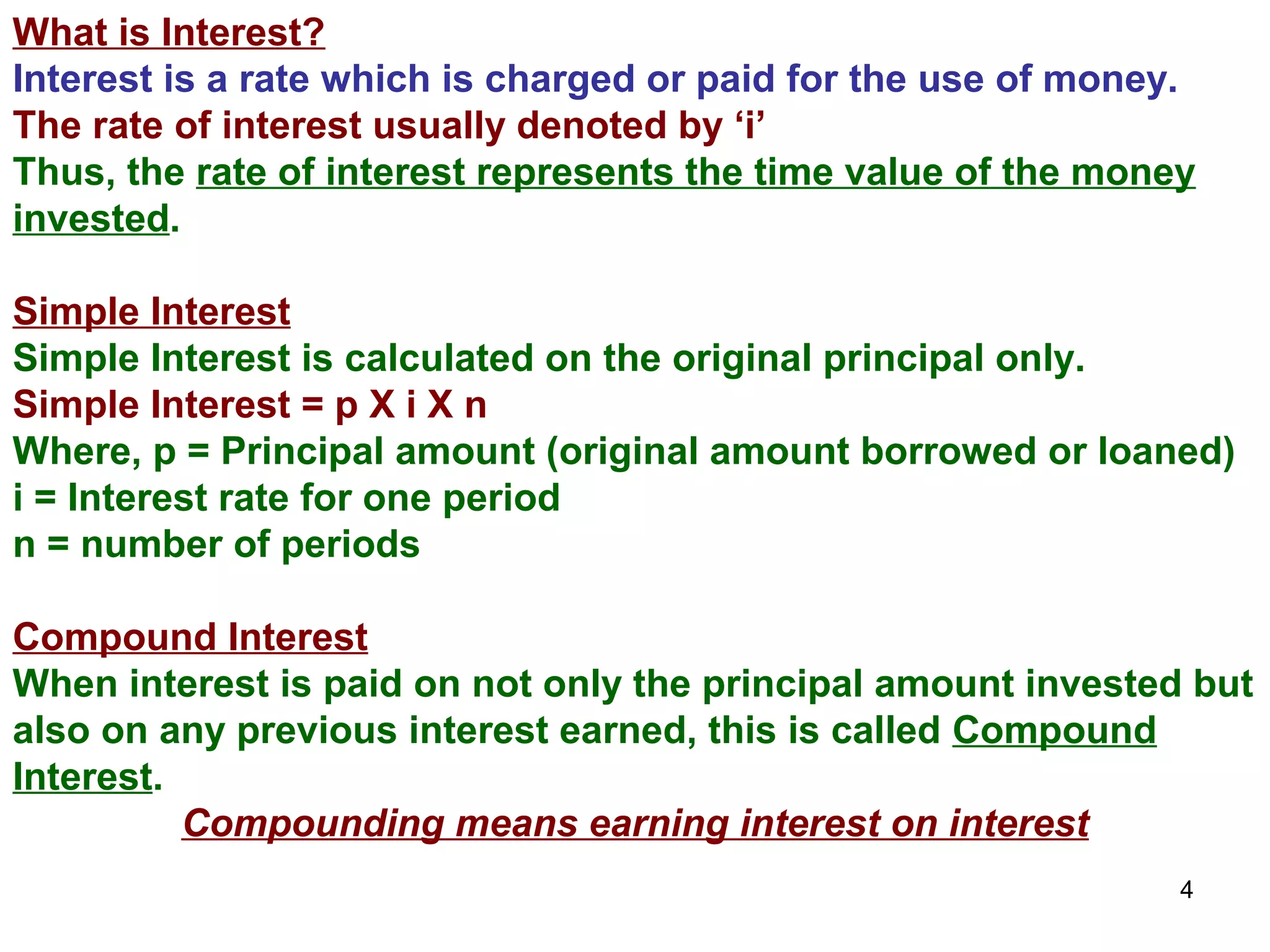 time value of money | PPT