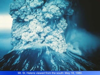 Mt. St. Helens viewed from the south: May 18, 1980. 