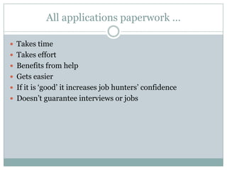 Job interviews<br />Do have prepared questions about the employer and position. <br />Do display a sense of humor.<br />Do...